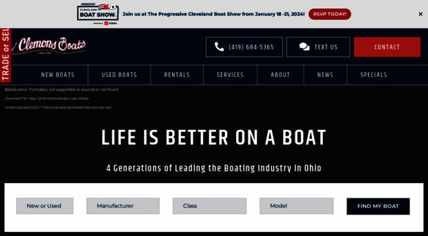 clemonsboats.com