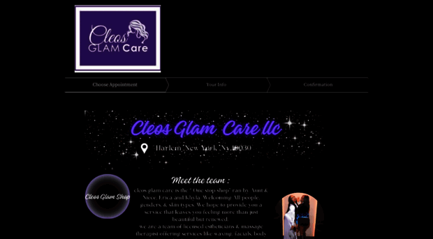 cleosglamcarellc.as.me