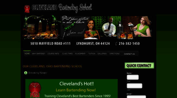 clevelandbartendingschool.com