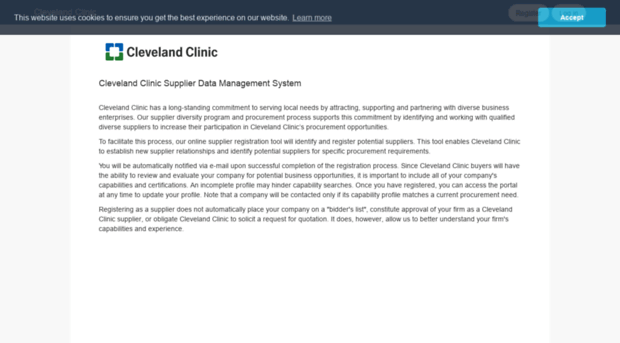 clevelandclinic.suppliergateway.com