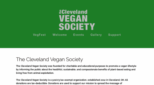 clevelandvegansociety.org