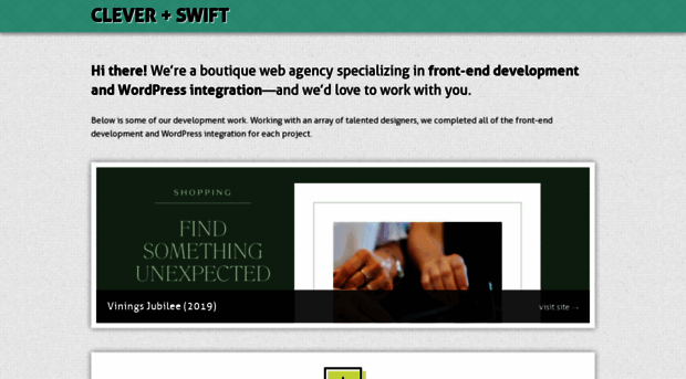 cleverandswift.com