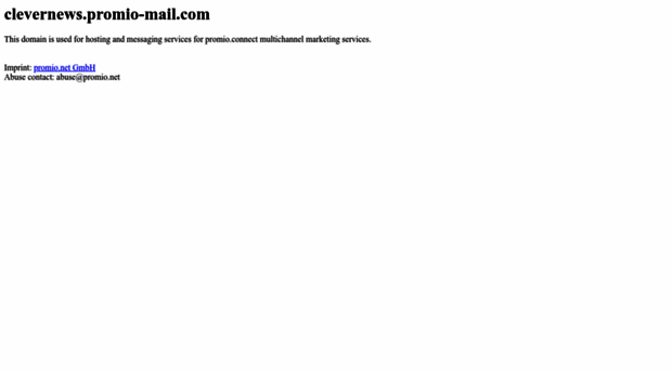 clevernews.promio-mail.com