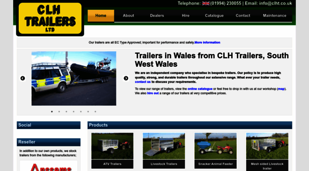 clhtrailers.com