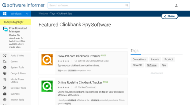 clickbank-spy1.software.informer.com