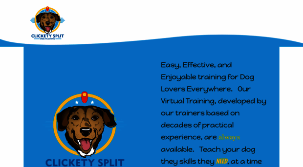 clicketysplitdogtraining.com