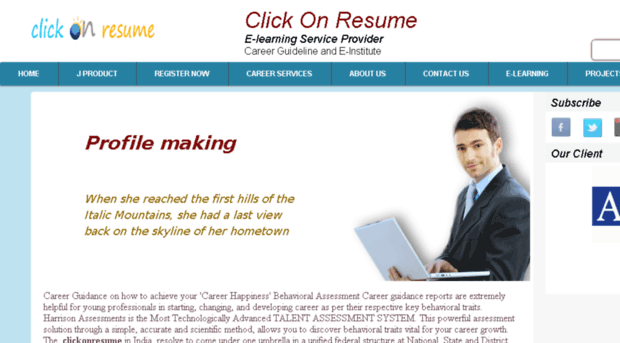 clickonresume.com