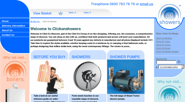 clickonshowers.co.uk