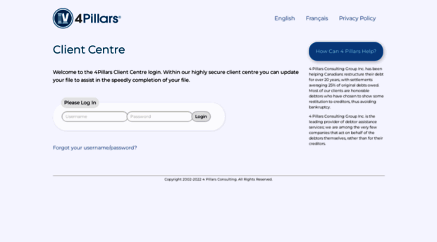 clientcentre.4pillars.ca