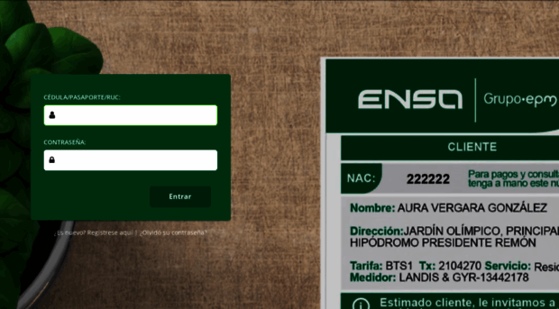 clientes.ensa.com.pa - Consulte su Cuenta - Clientes Ensa