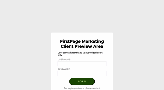 clients.firstpagemarketing.com