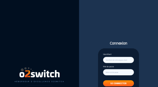 clients.o2switch.fr - Connexion - Espace client o2sw... - Client S O 2 ...