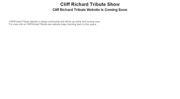 cliffrichardtribute.com