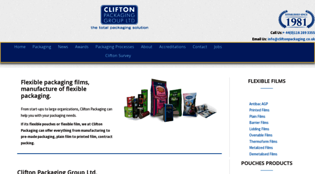 cliftonpackaging.com