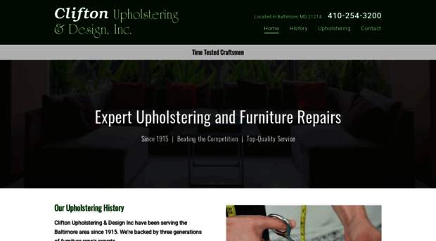 cliftonupholstering.com