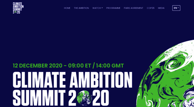 climateambitionsummit2020.org