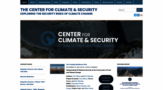 climateandsecurity.org