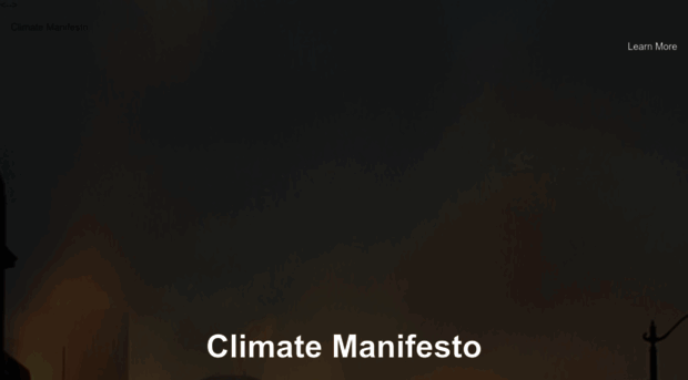 climatemanifesto.org