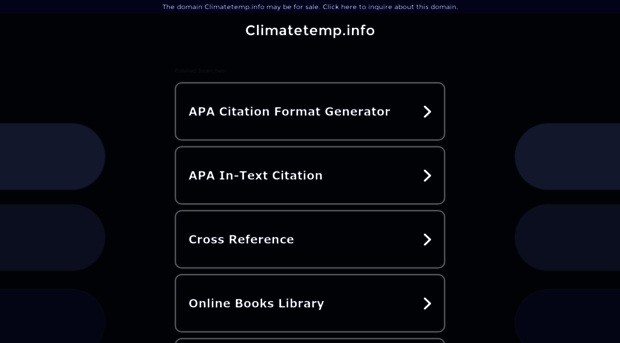 climatetemp.info