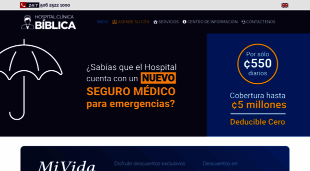 clinicabiblica.com