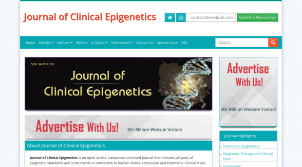 clinical-epigenetics.imedpub.com