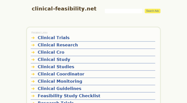 clinical-feasibility.net