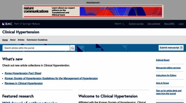 clinicalhypertension.biomedcentral.com