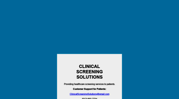 clinicalscreeningsolutions.foxycart.com