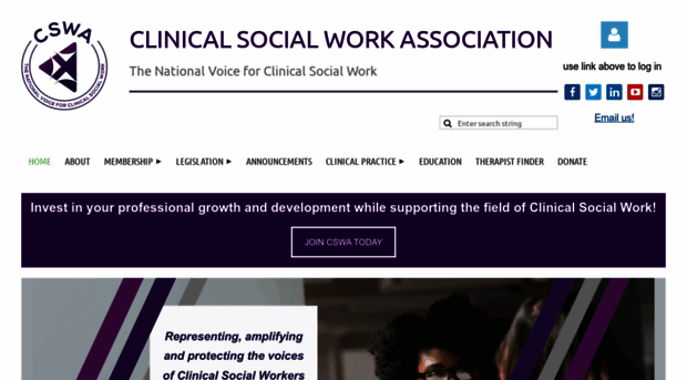 clinicalsocialworkassociation.org