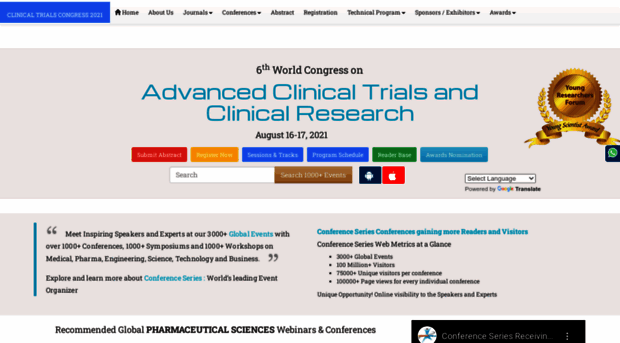 clinicaltrials-research.pharmaceuticalconferences.com