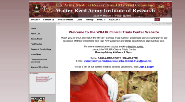 clinicaltrials.army.mil