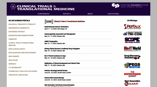 clinicaltrials.cambridgeinnovationinstitute.com