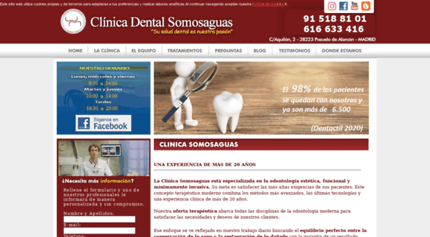 clinicasomosaguas.com