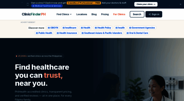 clinicfinderph.com