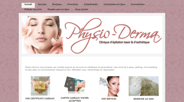 cliniquephysio-derma.com