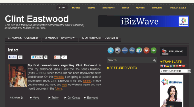 clinteastwood-tribute.com