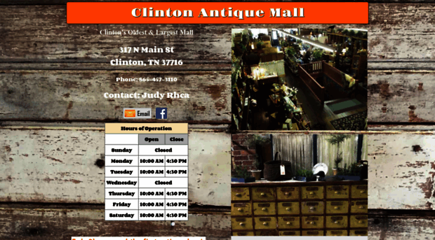 clintonantiquemall.com