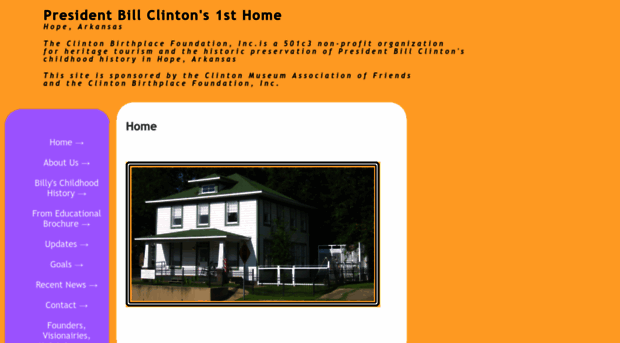 clintonchildhoodhomemuseum.com