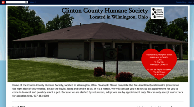 clintoncohumanesociety.org