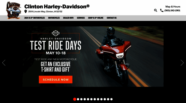 clintonharleydavidson.com