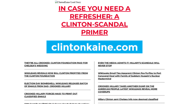 clintonkaine.com