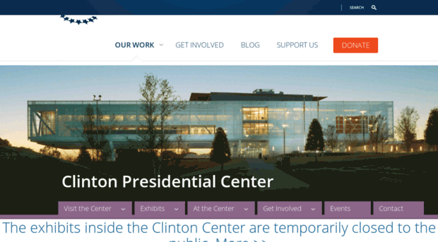 clintonpresidentialcenter.com