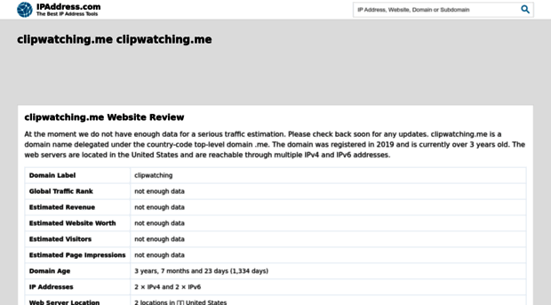 clipwatching.me.ipaddress.com