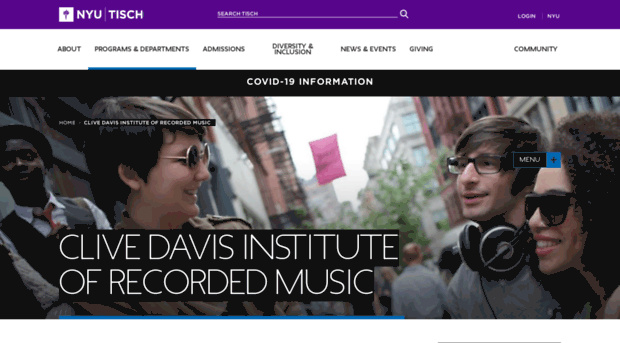 clivedavisinst.tisch.nyu.edu