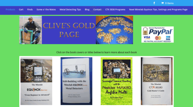 clivesgoldpage.com