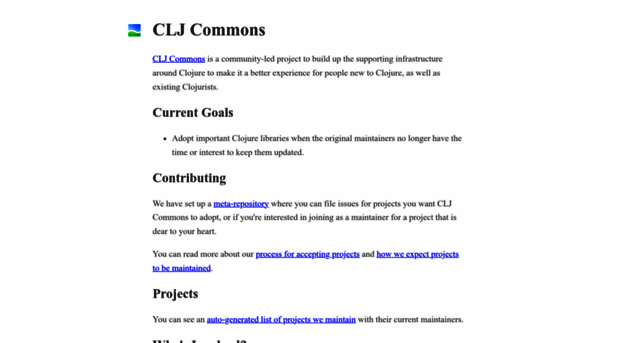 clj-commons.org