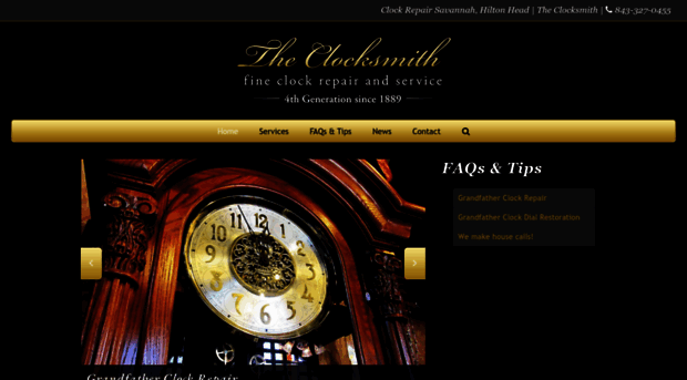 clockrepairsavannah.com