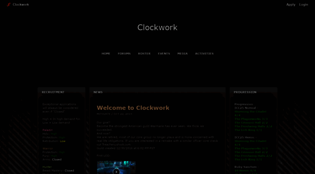 clockwork-icecrown.shivtr.com