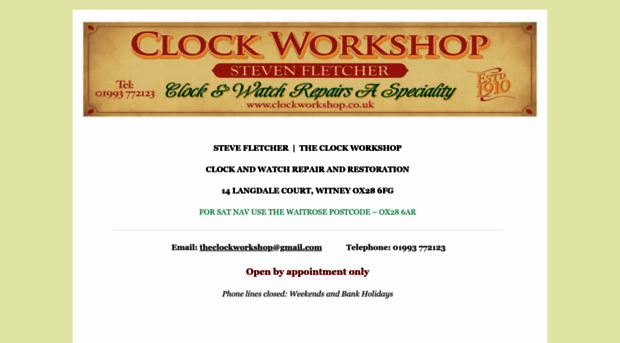 clockworkshop.co.uk