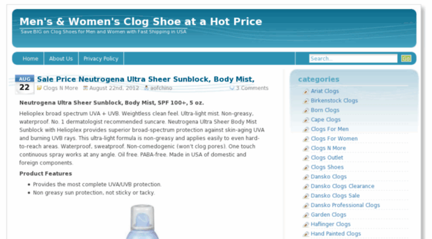 clogshoeshop.com